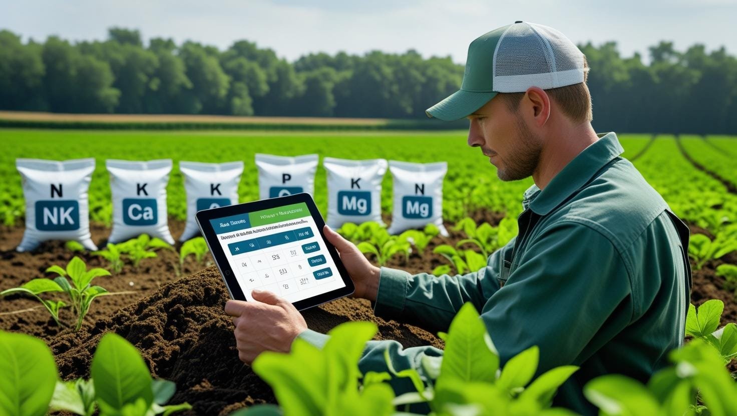 Advanced Soil Fertilizer Calculator (NPK + Ca, Mg, S)