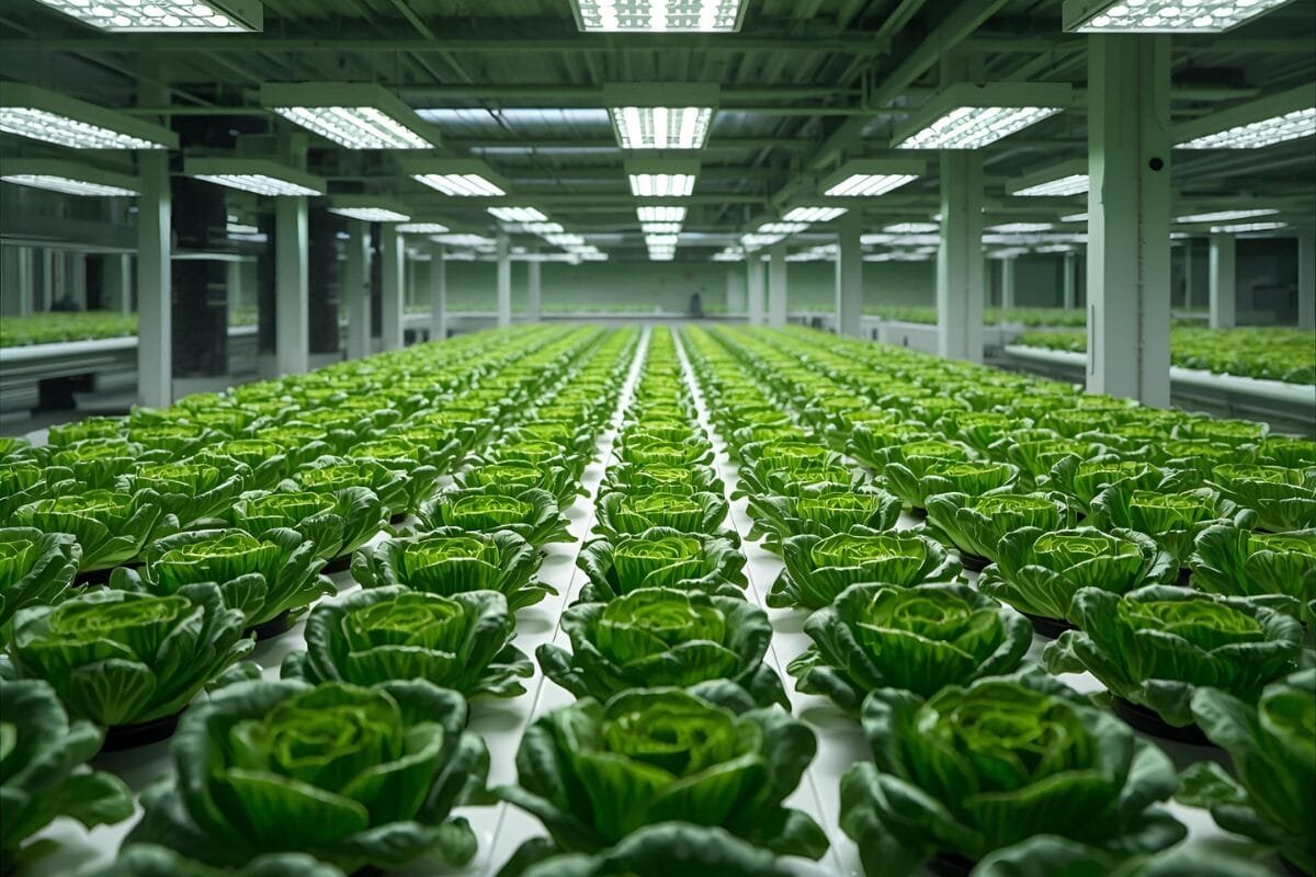 Hydroponic lettuce yield per square foot infographic