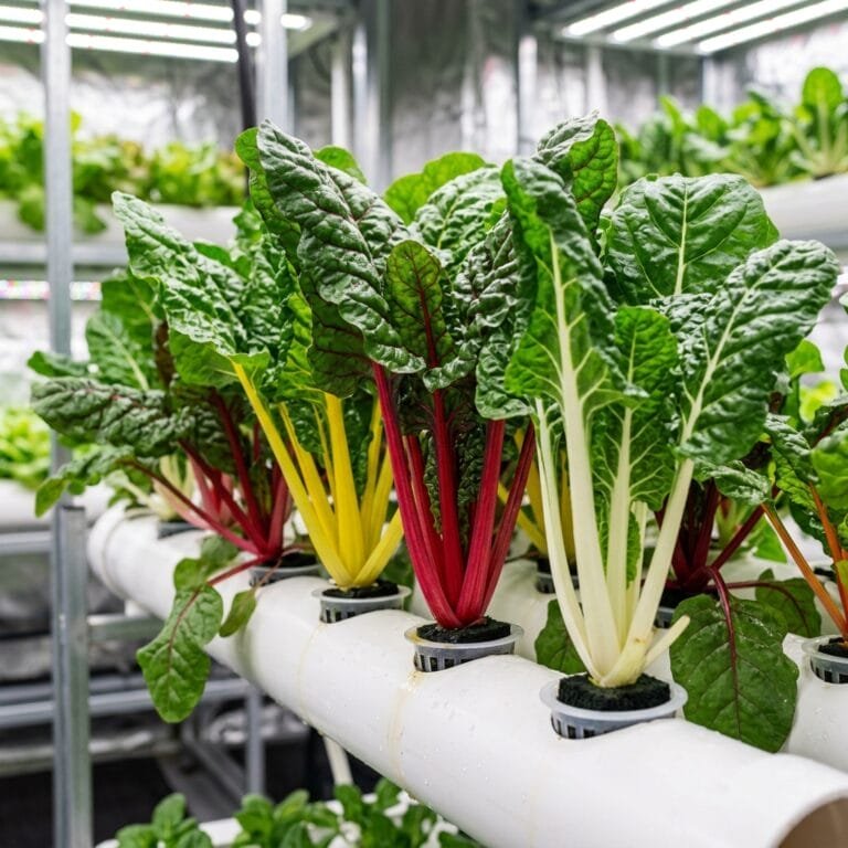 hydroponic swiss chard