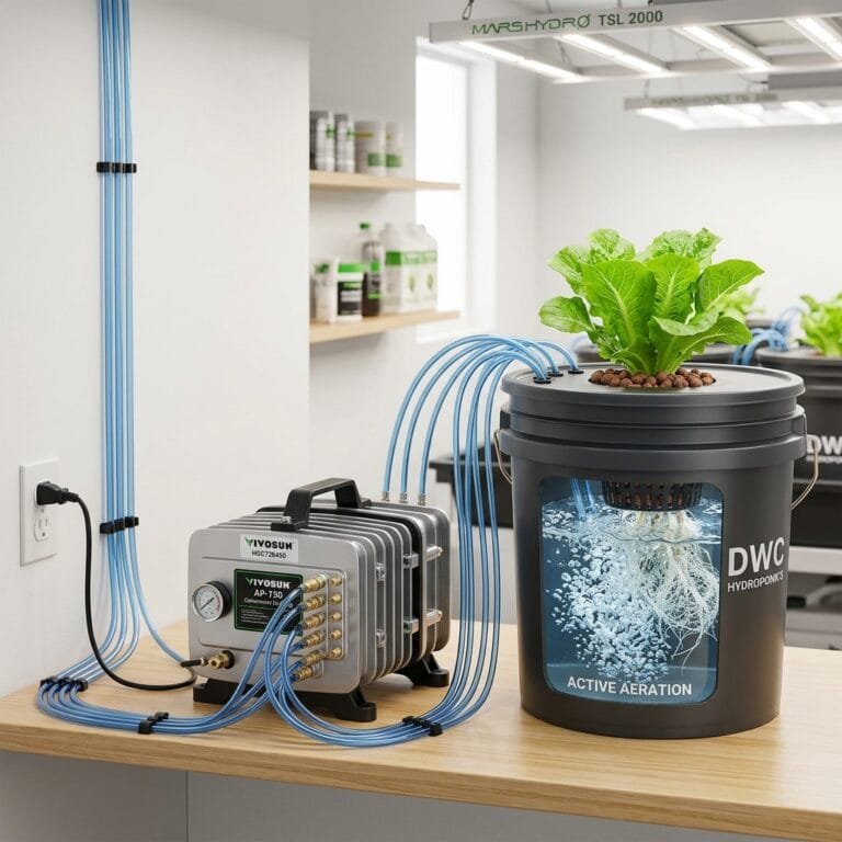 DWC Air Pump Size Guide: Complete LPM Sizing for Aeration