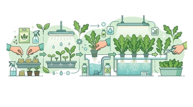 Step-by-Step How to Grow Hydroponic Cilantro from Seed - Hero Image